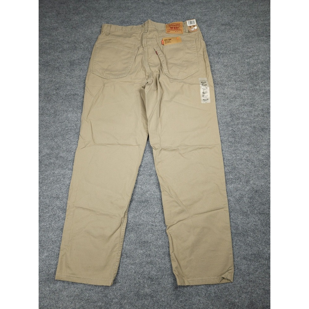 Vintage Levi's 550 Jeans Mens 38 x 32 Beige Relaxed Fit Made USA 100% Cotton NWT